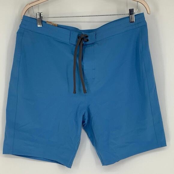 prAna Size 36 Clear Sky 9” Riveter Boardshort Swimming Trunks Drawstring J17-19 - Picture 3 of 10